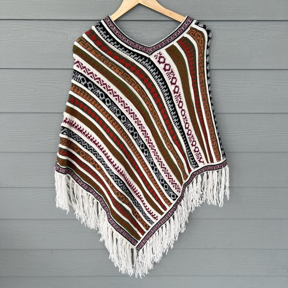 Alpaca to Apparel Women's V-Neck Poncho